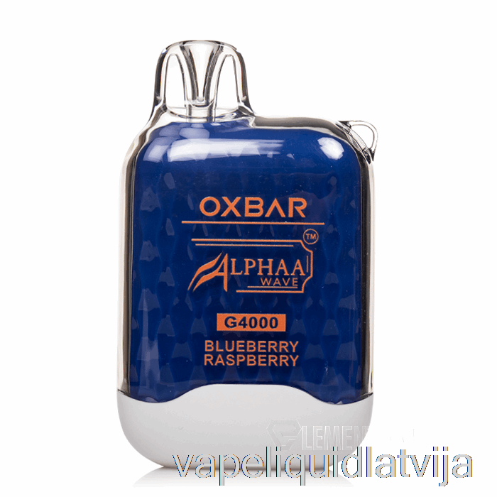 Oxbar G4000 Vienreizējās Lietošanas Melleņu Aveņu Vape šķidrums